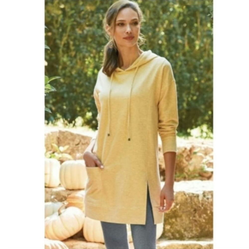 Soft Surroundings Soho Hoodie Tunic Size Large